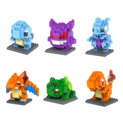 LOZ Pokemon Figures Diamond Mini Building Blocks DIY Block Toys Set