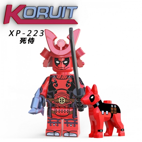 8Pcs Super Heroes Deadpool with Dogs Lego Compatible Building