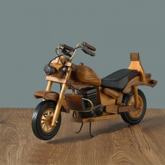 14 Inches Handmade Wooden Retro Classic Motocycle Models Decorations