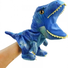 Cartoon Plush Dinosaur Hand Puppet Kids Soft Plush Animal Puppet Toy 30cm/12Inch