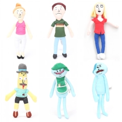 Rick and Morty Jerry Summer Beth Mr. Poopy Butthole Figures Plush Toys Stuffed Dolls 20-30cm/8-12Inch