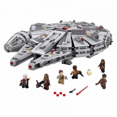 Star Wars Millennium Falcon Building Blocks Kit Mini Figure Toys 1381Pcs Set