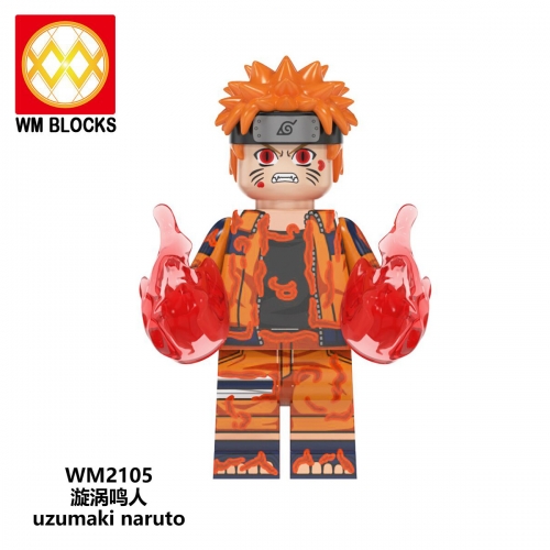 8Pcs Naruto Namikaze Minato Minifigures Lego Compatible Building Blocks Mini  Figure Toys WM6108