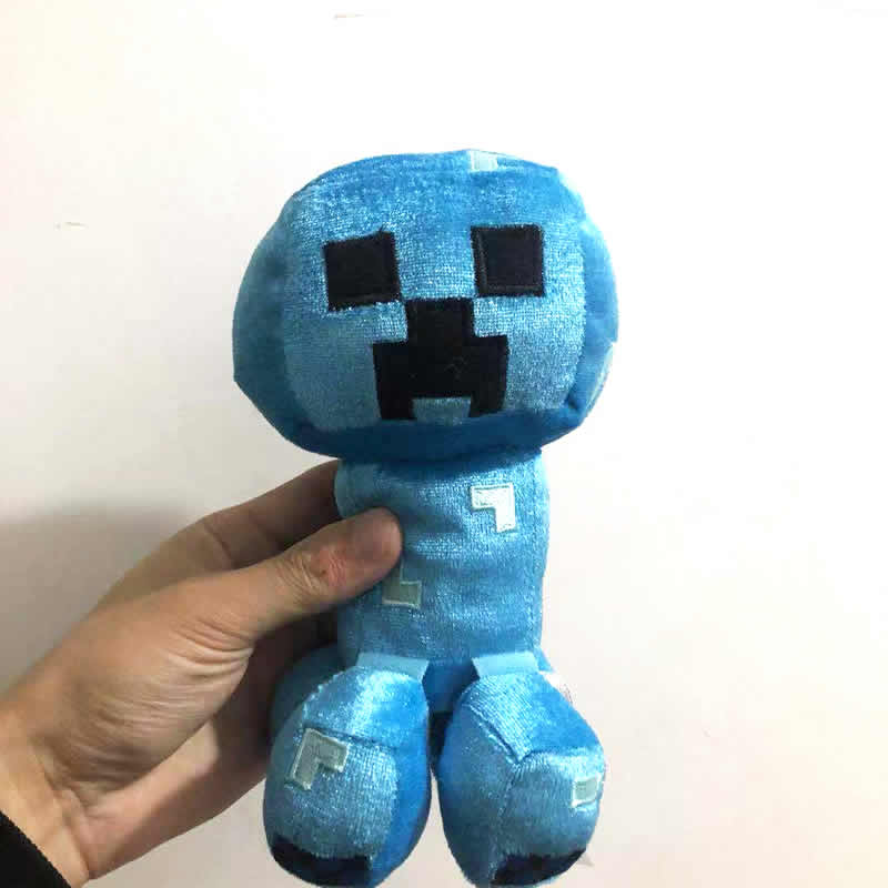 minecraft blue creeper plush