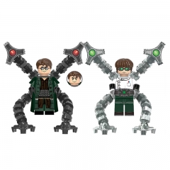 Doctor Octopus Minifigures Blocks Mini Figure Toys 2Pcs Set