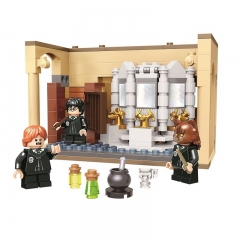 Harry Potter Hogwarts Polyjuice Potion Mistake Bathroom Building Kit Block Mini Figure Toys 217Pcs Set SX6053