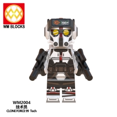 8Pcs Star Wars Minifigures Jesse Rex Building Blocks Mini Figure Toys WM6095