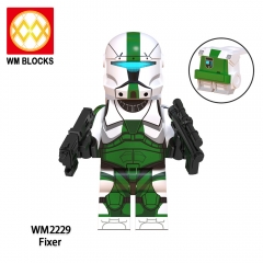 8Pcs Star Wars Minifigures Commandos Gregor Voca Building Blocks Mini Figure Toys WM6124