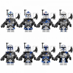 Star Wars The Clone Troopers Building Blocks Mini Figure Toys 8Pcs Set KT1064