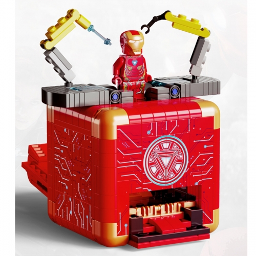 Iron Man Mechanism Box Building Kit Blocks Mini Figure Toys 503Pcs Set LW2075