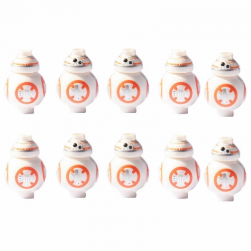 10Pcs Star Wars BB-8 Minifigures Building Blocks Mini Figures Kids Toys Set