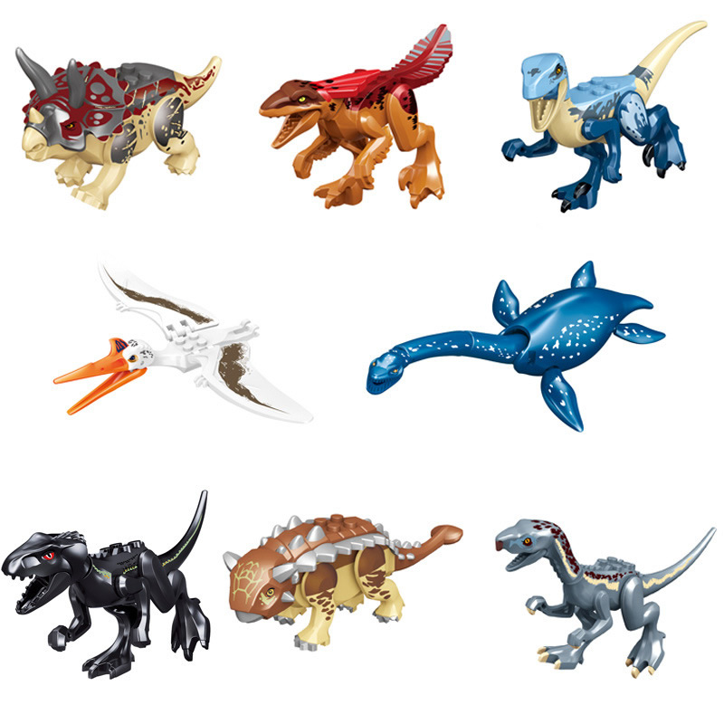 YG Series Dinosaurs Mini Figures Jurassic World Dino Building Blocks