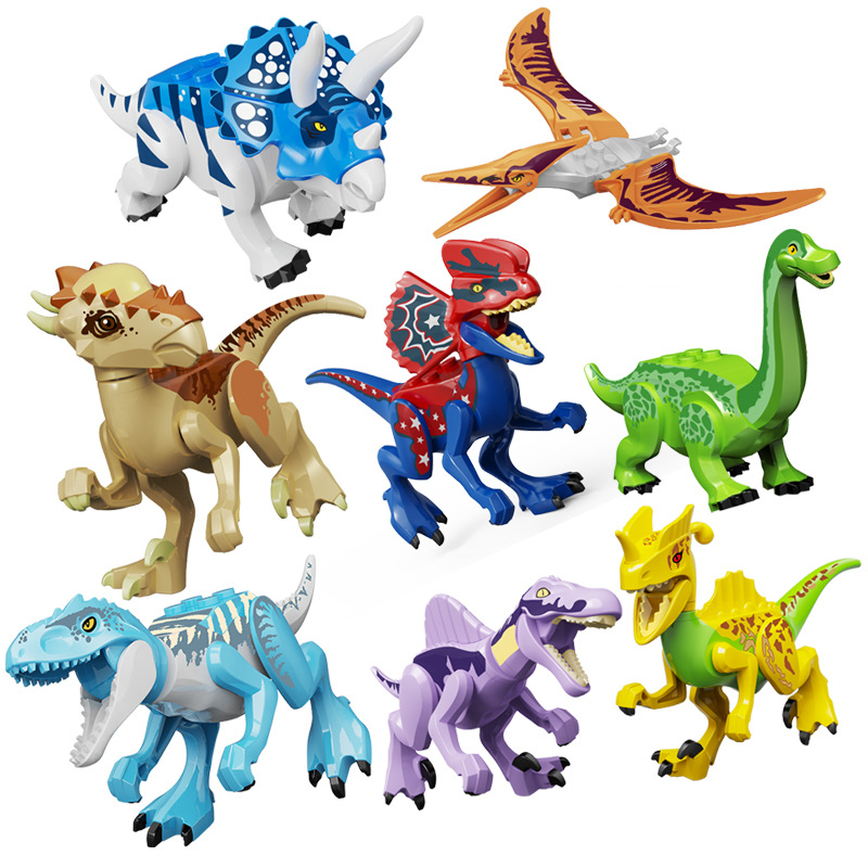 YG Series Dinosaurs Mini Figures Jurassic World Dino Building Blocks