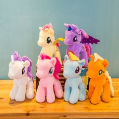 My Little Pony Plush Toys Stuffed Animals Flying Ponies 18cm/7inch 6Pcs/Lot
