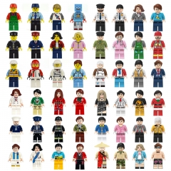Urban Professionals Minifigures Building Blocks Mini figures Bricks Toys Set