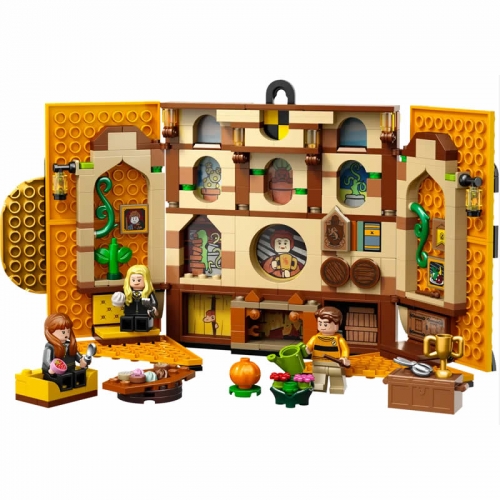 Harry Potter Hufflepuff House Banner Compatible Building Blocks Mini Figures Bricks Toys Set 313Pcs 6113