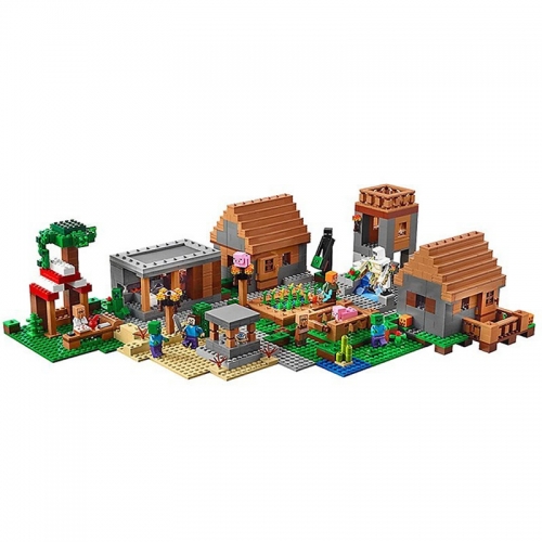 My World The Village Full Version Building Blocks Set Mini Figure Toys 1600Pcs NO.10531