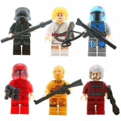 6Pcs Star Wars Minifigures Death Trooper Building Blocks Mini Figure Toys SL89180