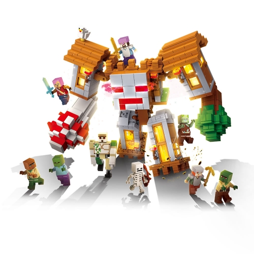 Minecraft Forest Guardian Building Blocks Assembly DIY Bricks Block Toys with LED Lamp Holder 857Pcs Set NO.752