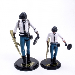 PUBG Game Characters Mini Action Figure Figurine Cake Topper Decoration PVC Kids Toy 13.5/17cm Tall