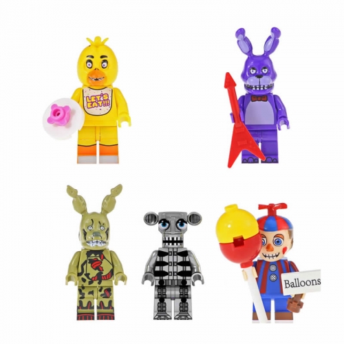 8-Piece Five Nights at Freddy's Lego-Compatible Block Mini Figure Toys Set  – BeyBurst