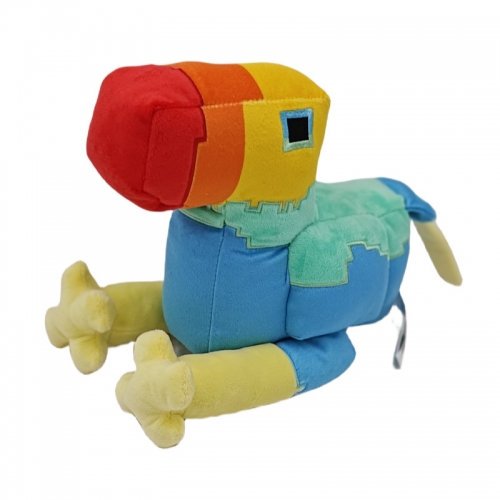MineCraft Big Parrat Plush Toy Stuffed Animal 25cm/10inch