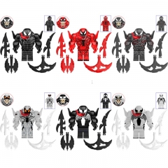 6-Pack Super Heroes Venom Carnage Riot Building Blocks Mini Figure Toys 3Inch Big Size AF321-326