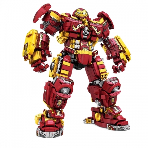 Iron Man Mech Armor Justice Avenger DIY Figure Building Blocks Kids Toys 1852 Pieces Set 76079