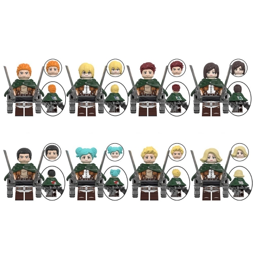 8-Pack Scout Legion Building Blocks Mini Action Figures DIY Bricks Kids Toys Set WM6166