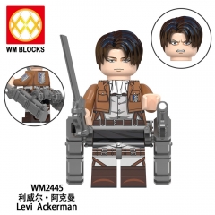 8-Pack Attack on Titan Scout Legion Building Blocks Mini Action Figures DIY Bricks Kids Toys Set WM6148