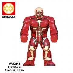 8-Pack Attack on Titan Scout Legion Building Blocks Mini Action Figures DIY Bricks Kids Toys Set WM6148