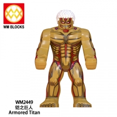 8-Pack Attack on Titan Scout Legion Building Blocks Mini Action Figures DIY Bricks Kids Toys Set WM6148