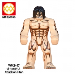 8-Pack Attack on Titan Scout Legion Building Blocks Mini Action Figures DIY Bricks Kids Toys Set WM6148