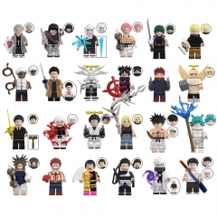 WM Blocks 24-Pack Jujutsu Kaisen Anime Building Block Mini Action Figures DIY Bricks Kids Educational Toys WM6200 WM6201 WM6202