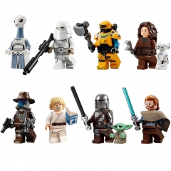 8-Pack Star Wars Building Blocks Mini Action Figures Bricks Kids Toys Set KM66037-66044