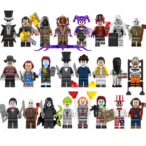 8-Pack Halloween Series Mini Action Figures Building Blocks Bricks Kids Gift KF6173 KF6175 KF6176