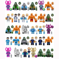 Super Heroes The Fantastic Four Mini Action Figures Building Blocks Kids Toys DIY Bricks Set TV6213 TV6214 TV6215