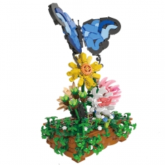 Insect Collection Building Blocks Kit Butterfly Display Model 686Pcs Set Gifts for Kids and Adults NO.66164