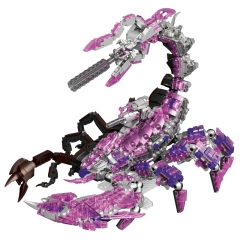 Insect Collection Building Blocks Kit Cyberpunk Scorpion Display Model 950Pcs Set Gifts for Kids and Adults NO.66110