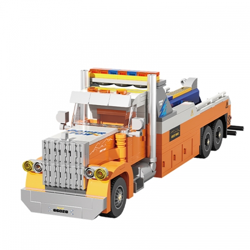 Heavy-Duty Tow Truck Building Blocks Kit DIY Bricks Educational Toys Model Display for Kids Gift 449Pcs Set NO.66028