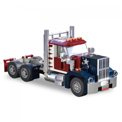 American Truck Building Blocks Kit DIY Bricks Educational Toys Model Display for Kids Gift 269Pcs Set NO.66026