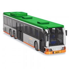 City Bus Building Blocks Kit DIY Bricks Educational Toys Model Display for Kids Gift 712Pcs Set NO.66035