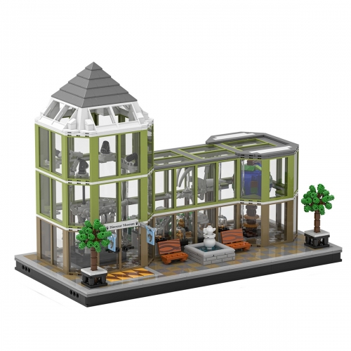 Dinosaur Museum Building Kit Block Toys DIY Bricks Set Display Model 1496Pcs NO.66128