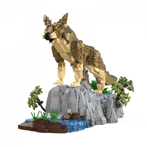 Wolf Man Building Blocks Kit DIY Bricks Educational Toys Model Display for Kids Gift 1192Pcs Set NO.66131