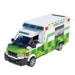 Ambulance Building Blocks Kit DIY Bricks Educational Toys Model Display for Kids Gift 561Pcs Set NO.66040