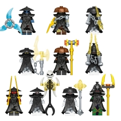 Ninjago Compatible Minifigures Kur Rox Zarkt Drix Nokt Building Blocks Dolls Mini Figures Kids Educational Toys RT8006 RT8010