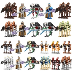 Star Wars Characters Mini Figures Robot Captain General Grievous Minifigs Building Blocks Bricks Toys Gift for Kids TV6111 TV6112