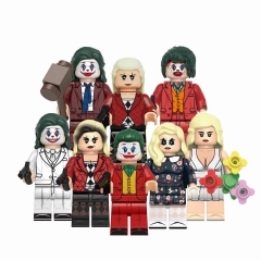 8-Pack Super Heroes Joker Harley Quinn Building Blocks Mini Figures DIY Bricks Kids Educational Toys G0178 KDL830