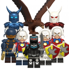 8-Pack Super Heroes Peacemaker Building Blocks Mini Figures Bricks Toys Kids Educational Toys Set KT1079