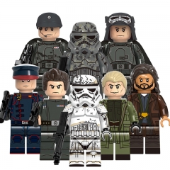 8-Pack Star Wars Building Blocks Mimban Remnant Stormtrooper Mudtrooper Capatin Mini Figures DIY Bricks Kids Toys Set G0119